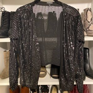 Express sequin jacket